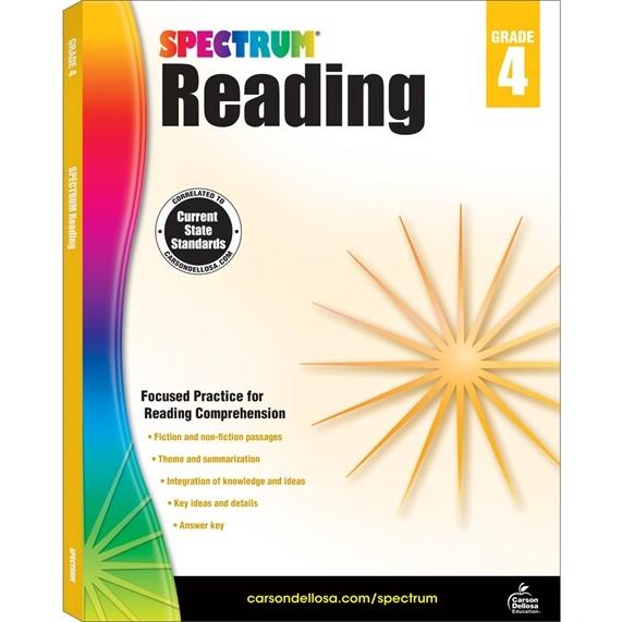 Spectrum Reading Workbook Grade 4: Volume 23 (Pape...