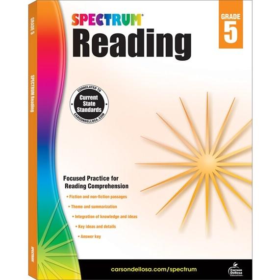 Spectrum Reading Workbook Grade 5: Volume 24 (Pape...