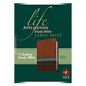 Life Application Study Bible NLT Large Print (Imit...