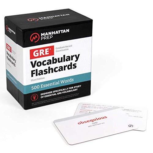 500 Essential Words: GRE Vocabulary Flash Cards (M...