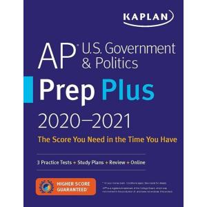 AP U.S. Government & Politics Prep Plus 2021 & 2022: 3 Practice Tests + Study Plans + Targeted Review & Practice + Online