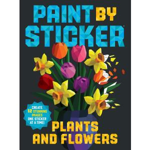 Paint by Sticker: Plants and Flowers: Create 12 Stunning Images One Sticker at a Time! (Paperback)｜magicdoor