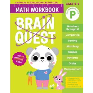 Brain Quest Math Workbook: Pre-Kindergarten (Paper...
