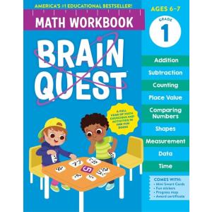 Brain Quest Math Workbook: 1st Grade (Paperback)