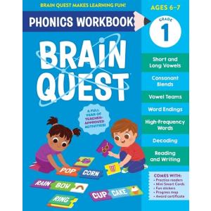 Brain Quest Phonics Workbook: Grade 1 (Paperback)