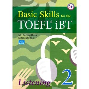 Basic Skills for the TOEFL iBT 2 Listening Book with Audio CDs