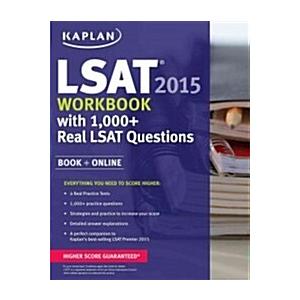 Kaplan LSAT Workbook with 1000+ Real LSAT Question...