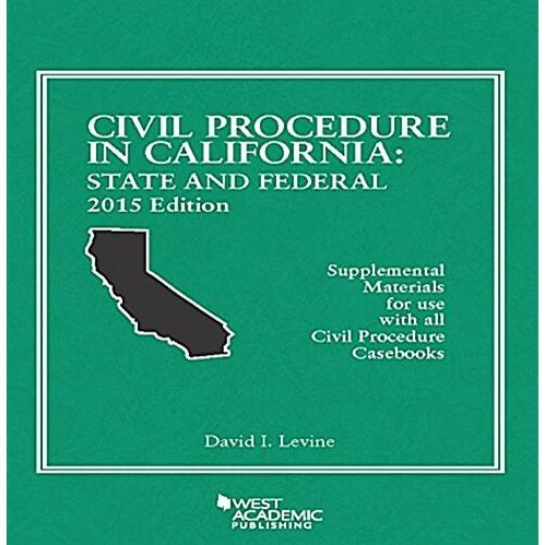 Civil Procedure in California (Paperback New)