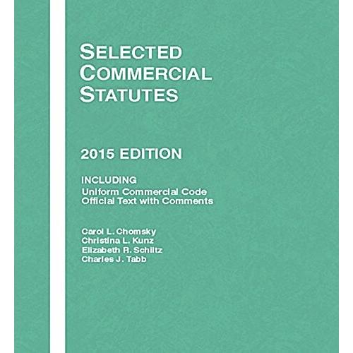 Selected Commercial Statutes 2015 (Paperback New)