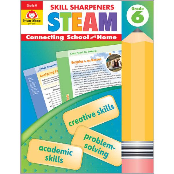 Skill Sharpeners: Steam Grade 6 Workbook (Paperbac...