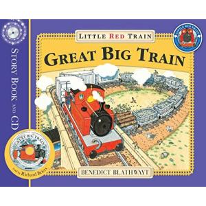 The Great Big Little Red Train (Paperback + CD) : 心のオアシス
