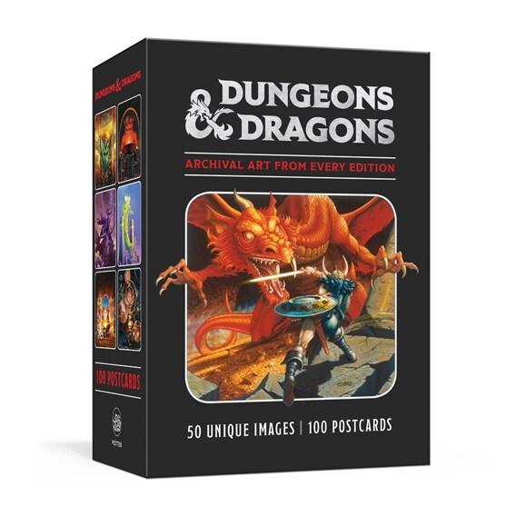 Dungeons &amp; Dragons 100 Postcards: Archival Art fro...