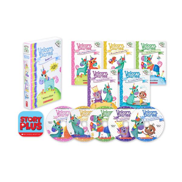 Unicorn Diaries #1~5 Box Set (with CD  Storyplus) ...