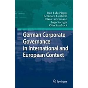 German Corporate Governance in International and E...
