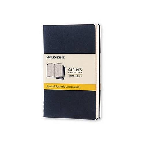 Moleskine Cahier Journal (Set of 3) Pocket Squared...