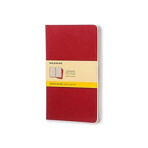 Moleskine Cahier Journal (Set of 3) Large Squared ...