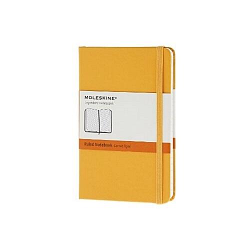 Moleskine Classic Notebook Pocket Ruled Orange Yel...