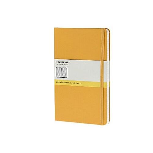 Moleskine Golden Yellow Large Square Notebook Hard...
