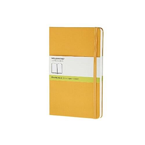 Moleskine Classic Notebook Large Plain Orange Yell...