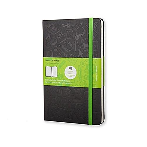 Moleskine Evernote Smart Notebook Large Squared Bl...