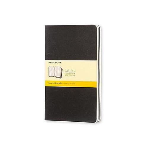 Moleskine Cahier Journal (Set of 3) Large Squared ...