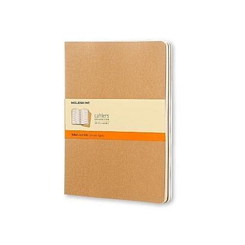 Moleskine Cahier Journal (Set of 3) Extra Large Ru...
