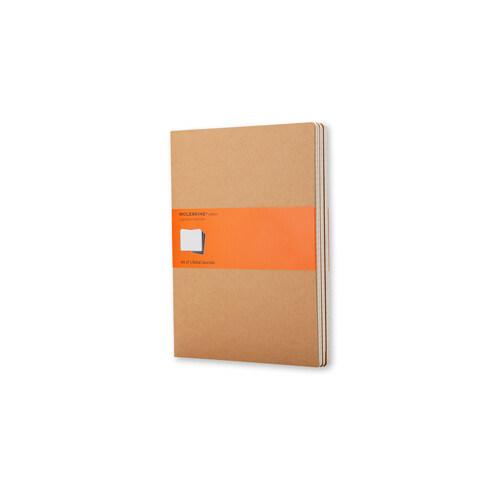 Moleskine Cahier Journal (Set of 3) Extra Large Pl...