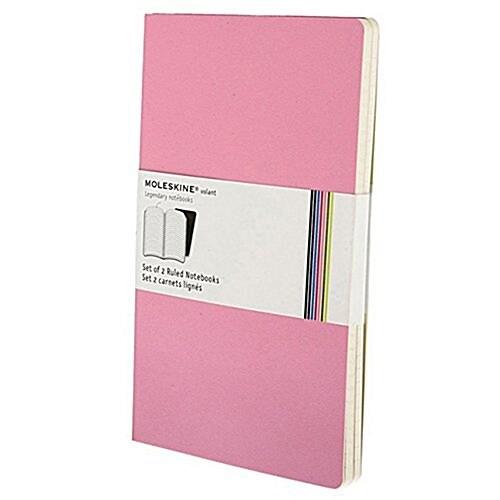 Moleskine Volant Ruled Notebook: Pink Large (Vinyl...