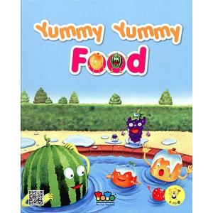 韓国語 幼児向け 本 『Yummy Yummy Food - 全4巻（Studentbook + W...