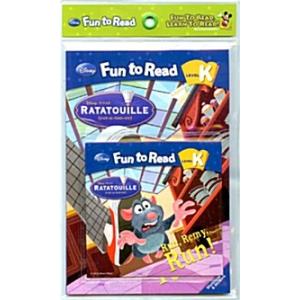 Disney Fun to Read Set K-09: Run Remy Run! (Ratatouille) (Paperback + Workbook + Audio CD + Sticker)の商品画像