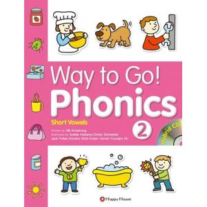 韓国語 幼児向け 本 『Way to Go！ Phonics 2（ボンチェク+ワークブック+ハイブリ...