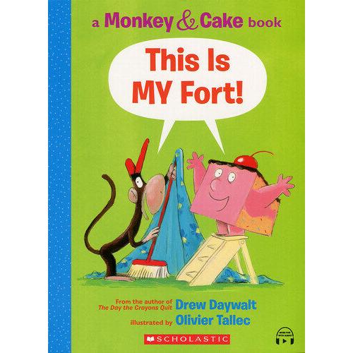 Monkey And Cake: This Is My Fort (Paperback + Stor...