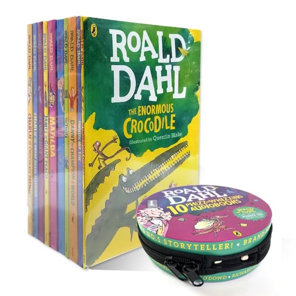 Roald Dahl Color Edition 10 Books Set (10 Books &amp; ...