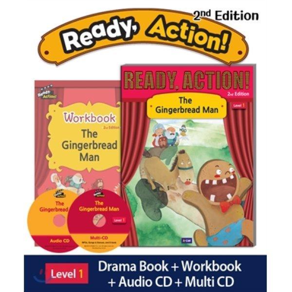 Ready Action Level 1：The Gingerbread Man（SB + WB +...