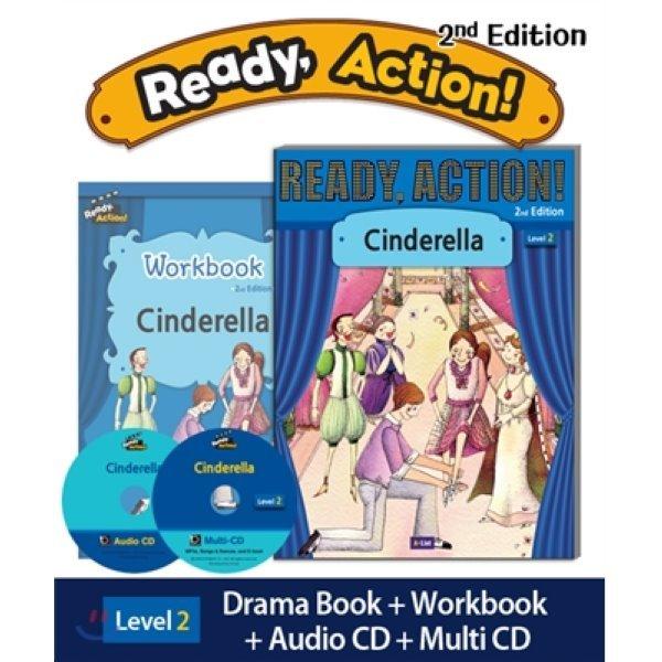 Ready Action Level 2：Cinderella（SB + WB + Audio CD...