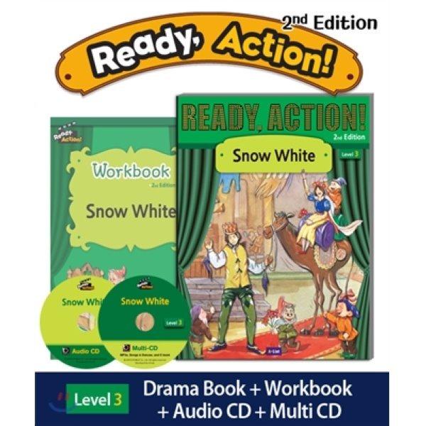 Ready Action Level 3：Snow White（SB + WB + Audio CD...