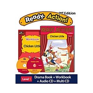 Ready Action Level 1 : Chicken Little (Student Book with CDs + Workbook 2nd Edition)の商品画像