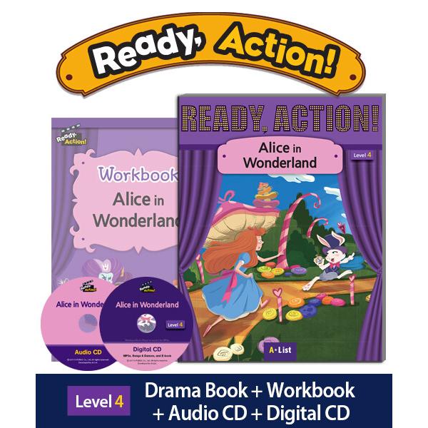 Ready Action Level 4 : Alice in Wonderland (Studen...