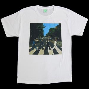 訳ありB品 ビートルズ Abbey Road Tシャツ 白 ホワイト Lサイズ｜magicnight