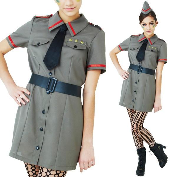 アーミー レディース ミリタリー コスプレ 女性用 コスチューム ARMY Ladies