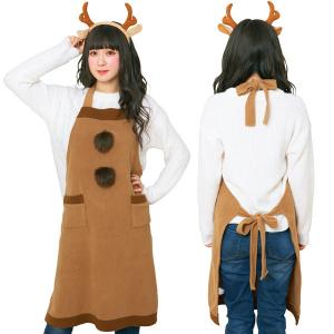 トナカイエプロンセット クリスマス となかい エプロン