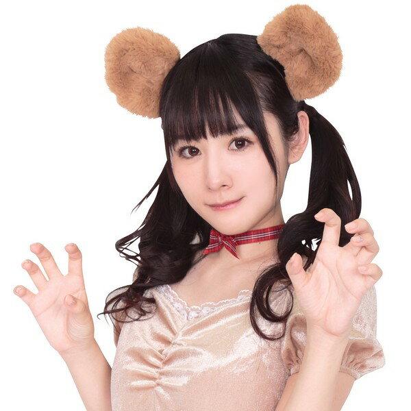 けもみみピン くま ヘアピン ベアー 付け耳 アクセサリー