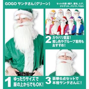 GOGOサンタさん グリーン 緑 サンタ 衣装...の詳細画像4