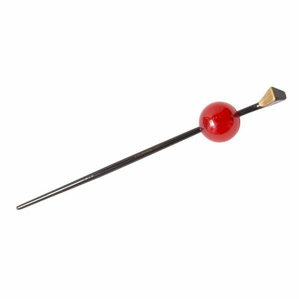 玉かんざし 紅 和風 簪 和装 髪飾り 一本挿し ヘアアクセサリー 花鳥風月 みやびすがた