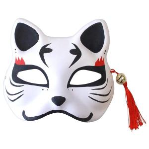 お面 DAISHIN（大進） お面 猫柄 十六 華 黒 [M便 1/1] : シブヤ文具 - 通販