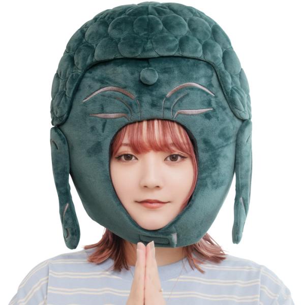 大仏 かぶりもの かぶりもん だいぶつ 被り物 帽子 男女兼用 面白グッズ