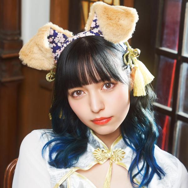 和柄カチューシャ 犬