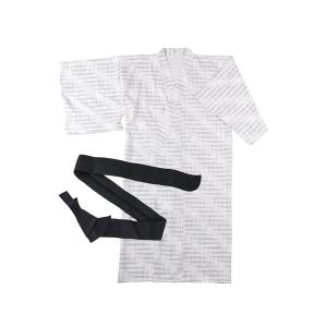 メンズ着物 生成り 仮装用 着物 着流し 浴衣...の詳細画像2