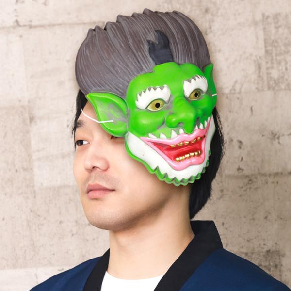 和風お面 風神 お祭り 縁日 お面 変装用マスク