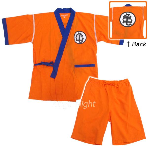 ドラゴンボール Z 甚平 悟空 亀マーク 亀仙流道着 じんべい メンズ